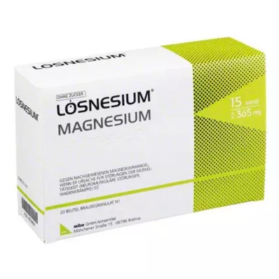 LÖSNESIUM Tirpiosios granulės, 20 vnt