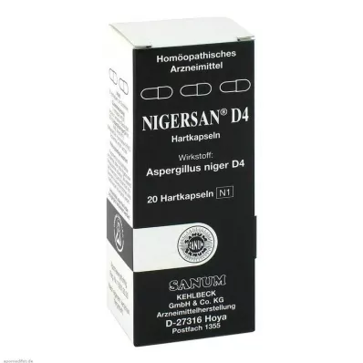 Nigersan D 4 kapsulės, 20 vnt Nigersan D 4 kapsulės, 20 vnt