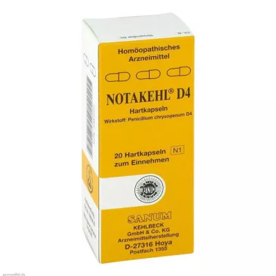 Notakehl D 4 kapsulės, 20 vnt Notakehl D 4 kapsulės, 20 vnt