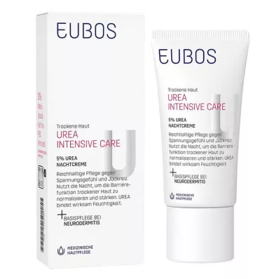EUBOS TROCKENE Naktinis kremas Skin Urea 5%, 50 ml