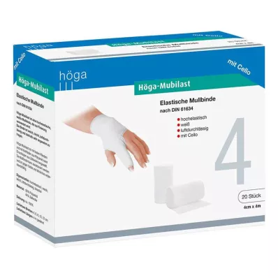 HÖGA-MUBILAST Fiksacinis tvarstis 4 cmx4 su celofanu, 1 vnt