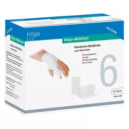 HÖGA-MUBILAST Fiksacinis tvarstis 6 cmx4 su celofanu, 1 vnt