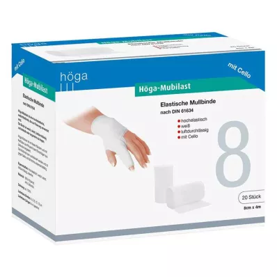 HÖGA-MUBILAST Fiksacinis tvarstis 8 cmx4 su celofanu, 1 vnt HÖGA-MUBILAST Fiksacinis tvarstis 8 cmx4 su celofanu, 1 vnt