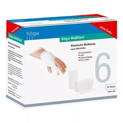 HÖGA-MUBILAST Fiksacinis tvarstis 6 cmx4 m be celofano, 20 vnt HÖGA-MUBILAST Fiksacinis tvarstis 6 cmx4 m be celofano, 20 vnt