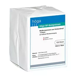 HÖGA-KOMPRESSEN OP 10x10 cm nesterilūs 8x, 100 vnt