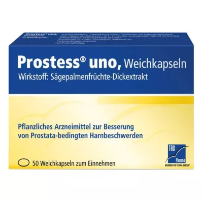 PROSTESS uno minkštos kapsulės, 50 vnt PROSTESS uno minkštos kapsulės, 50 vnt