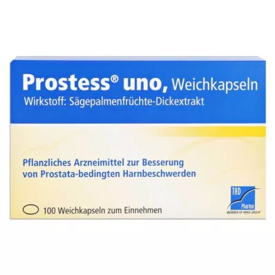PROSTESS uno minkštos kapsulės, 100 vnt