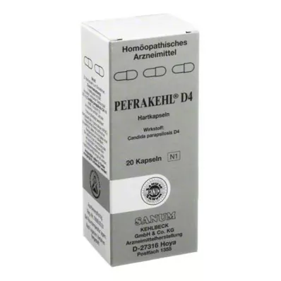 Pefrakehl kapsulės D 4, 20 vnt