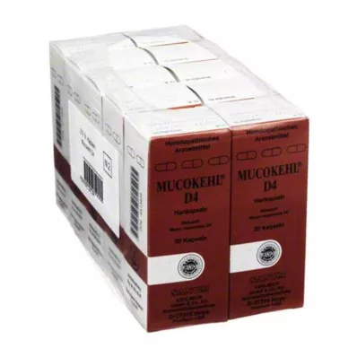 Mucokehl kapsulės D 4, 10x20 vnt Mucokehl kapsulės D 4, 10x20 vnt