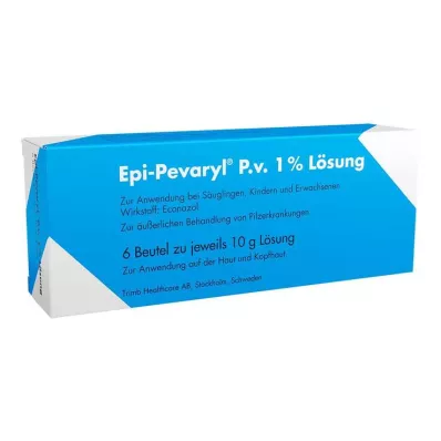 EPI PEVARYL P.v. Btl. tirpalas, 6X10 g EPI PEVARYL P.v. Btl. tirpalas, 6X10 g