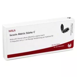 ISCUCIN abietis Krakmolo C ampulės, 10X1 ml