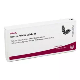 ISCUCIN abietis Krakmolas H ampulės, 10X1 ml