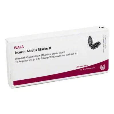 ISCUCIN abietis Krakmolas H ampulės, 10X1 ml