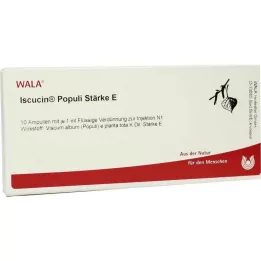 ISCUCIN populi krakmolo E ampulės, 10X1 ml
