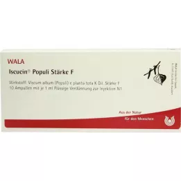 ISCUCIN populi krakmolo F ampulės, 10X1 ml
