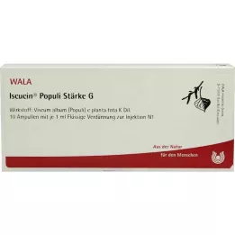 ISCUCIN populi krakmolo G ampulės, 10X1 ml