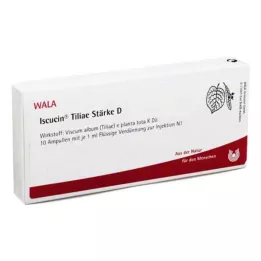 ISCUCIN tiliae krakmolo D ampulės, 10X1 ml