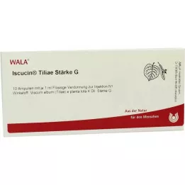 ISCUCIN tiliae krakmolo G ampulės, 10X1 ml