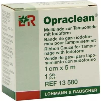 OPRACLEAN Marlinis tamponas su jodoformu 1 cmx5 m, 1 vnt