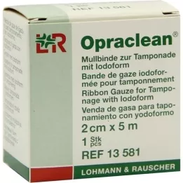 OPRACLEAN Marlinis tamponas su jodoformu 2 cmx5 m, 1 vnt