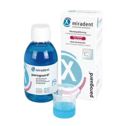MIRADENT Burnos skalavimo skystis paroguard CHX 0,20%, 200 ml