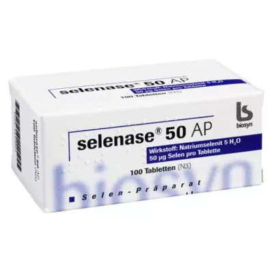 Selenase 50 AP tabletės, 100 vnt Selenase 50 AP tabletės, 100 vnt