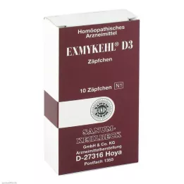 EXMYKEHL D 3 žvakutės, 10 vnt