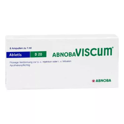 ABNOBAVISCUM Abietis D 20 ampulių, 8 vnt