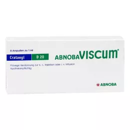 ABNOBAVISCUM Crataegi D 20 ampulių, 8 vnt