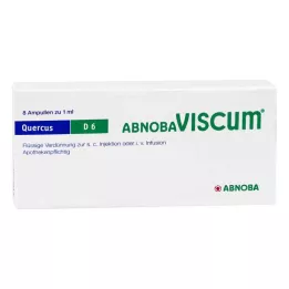 ABNOBAVISCUM Quercus D 6 ampulės, 8 vnt