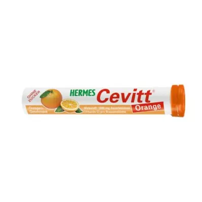 HERMES Cevitt Orange Effervescent tabletės, 20 vnt HERMES Cevitt Orange Effervescent tabletės, 20 vnt