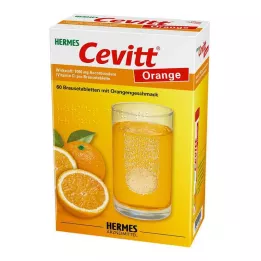 HERMES Cevitt Orange Effervescent tabletės, 60 kapsulių