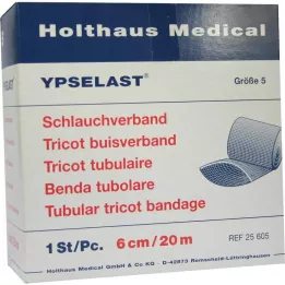 SCHLAUCHVERBAND Ypselast 5 dydžio 20 m baltos spalvos, 1 vnt