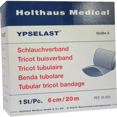SCHLAUCHVERBAND Ypselast 5 dydžio 20 m baltos spalvos, 1 vnt SCHLAUCHVERBAND Ypselast 5 dydžio 20 m baltos spalvos, 1 vnt