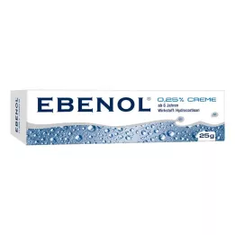 EBENOL 0,25 % kremas, 25 g