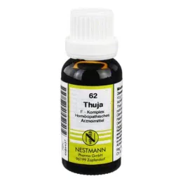 THUJA F kompleksas Nr. 62 Skiedinys, 20 ml