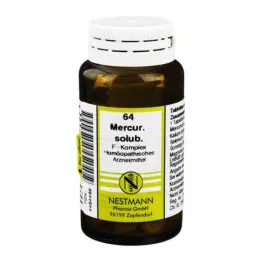 MERCURIUS SOLUBILIS F Complex Nr. 64 tabletės, 120 kapsulių