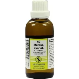 MERCURIUS CYANATUS K kompleksas Nr. 67 Skiedinys, 50 ml