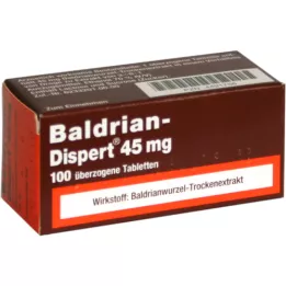 BALDRIAN DISPERT 45 mg dengtos tabletės, 100 vnt