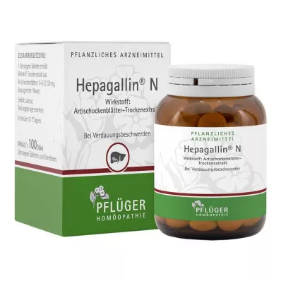 Hepagallin N dražė, 100 vnt