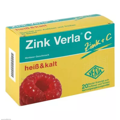 ZINK VERLA C granulės, 20 vnt