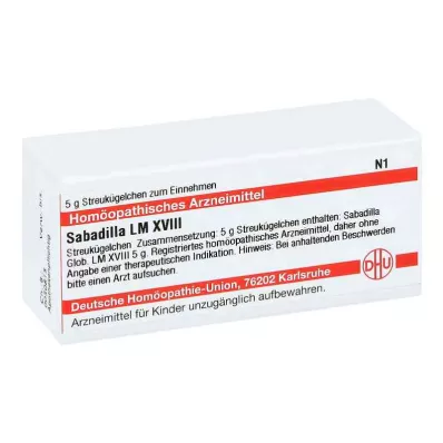 SABADILLA LM XVIII Rutuliukai, 5 g