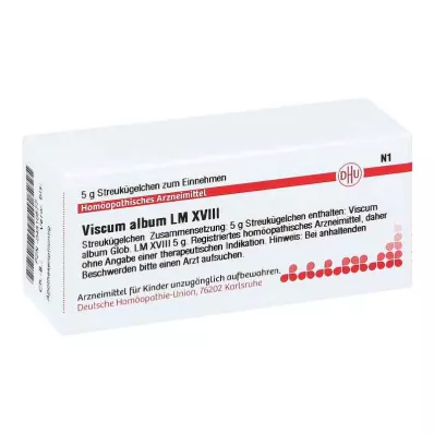 VISCUM ALBUM LM XVIII Rutuliukai, 5 g