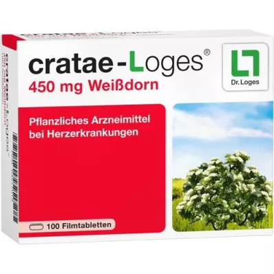 CRATAE-LOGES 450 mg plėvele dengtos tabletės, 100 vnt