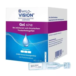 HYLO-VISION Gelinės vienkartinės dozavimo pipetės, 60X0,35 ml