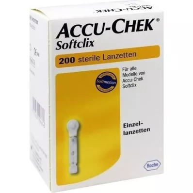 ACCU-CHEK Softclix lancetai, 200 vnt