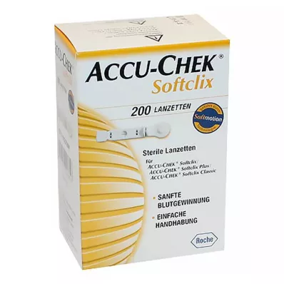 ACCU-CHEK Softclix lancetai, 200 vnt
