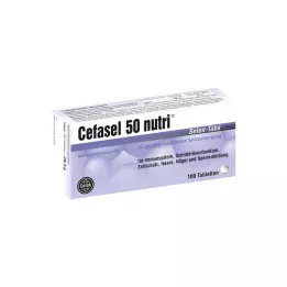 CEFASEL 50 tablete de seleniu nutritiv, 100 buc