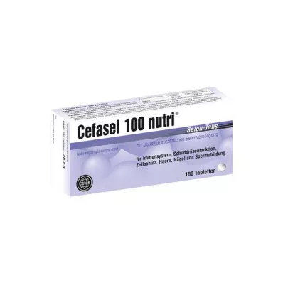 CEFASEL 100 maistinių seleno tablečių, 100 vnt