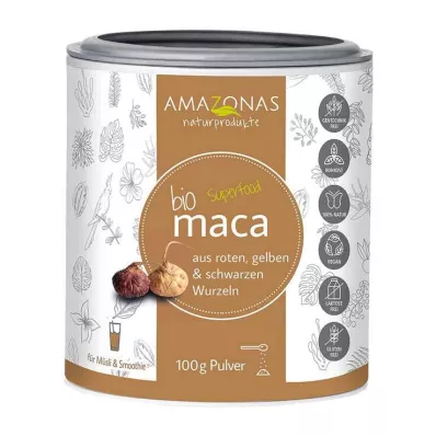 MACA 100 % gryni ekologiški milteliai, 100 g MACA 100 % gryni ekologiški milteliai, 100 g